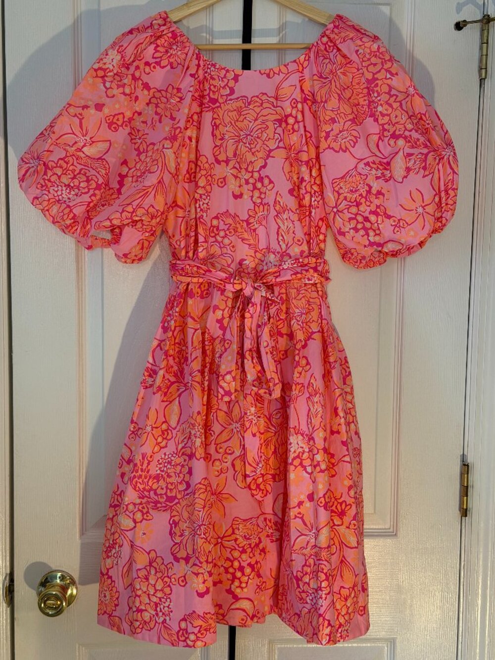 Lilly Pulitzer Knoxlie Elbow Sleeve Dress in Mandevilla Baby Days Bloom